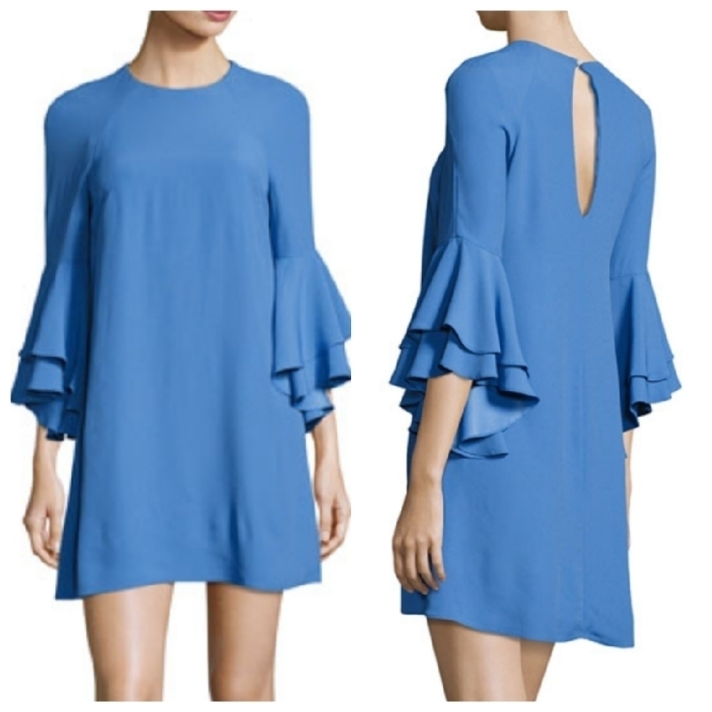 ALEXIS S SMALL Melany Ruffle Sleeve Mini Dress